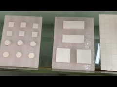 Piatto di appoggio ceramico di 20% di biossido di zirconio della piastrella di ceramica impatto su ordinazione della fodera di anti