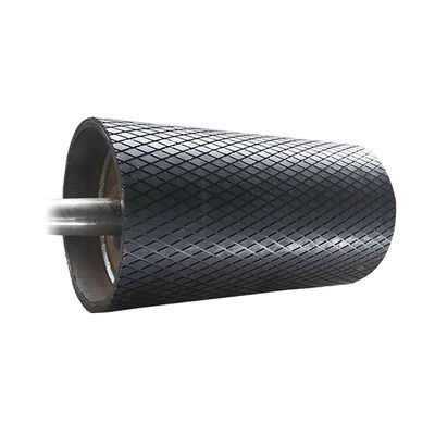 rivestimento isolante di gomma della puleggia del trasportatore del diamante