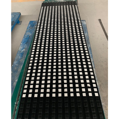 Strato ricoprente allineante di gomma ceramico ritardante della puleggia del tamburo della testa di trasportatore