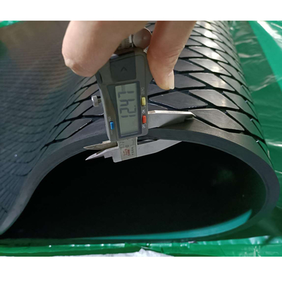 Tipo e Diamond Grooved Rubber Lagging Sheet normali per il rullo del trasportatore