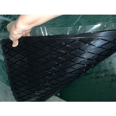 Strato ritardante di Diamond Groove Rubber Pulley Lagging della puleggia del nastro trasportatore del modello della spina di pesce
