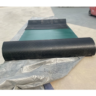 Rivestimento isolante della puleggia di Diamond Groove Rubber Sheet For del tamburo del trasportatore