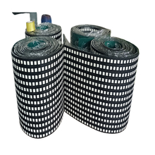Rivestimento isolante ceramico della puleggia del trasportatore per il legame freddo 15mm di resistenza all'abrasione 12mm di usura