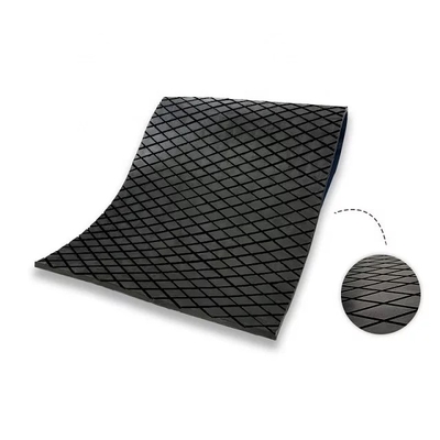 Puleggia capa Diamond Grooved Rubber Pulley Lagging dello strato di gomma di rivestimento isolante della puleggia del trasportatore