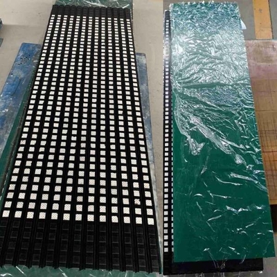 Strato di gomma ritardante della puleggia ceramica della curvatura del tamburo del trasportatore