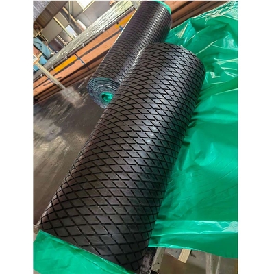 Tipo e Diamond Grooved Rubber Lagging Sheet normali per il rullo del trasportatore