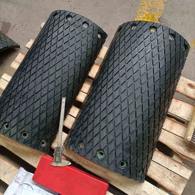 Diamond Rubber Conveyor Pulley Lagging per l'elevatore di secchio e della cinghia