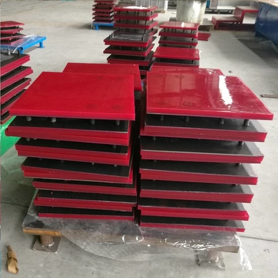 Rivestimento di gomma naturale fondente del poliuretano dell'uretano per lo scivolo di trasportatore
