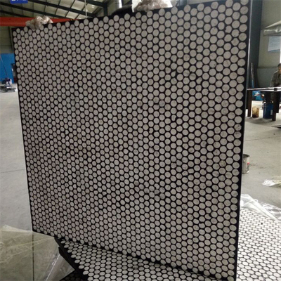 Rivestimento ceramico del piatto di usura del quadrato 100x100 per il saltatore dello scivolo