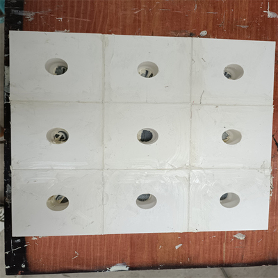 Fodera composita di gomma ceramica esagonale di usura del cilindro ceramico resistente agli urti delle mattonelle