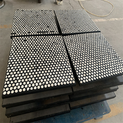 Fodere magnetiche incastonate ceramiche di usura di dimensione su ordinazione del manicotto di gomma