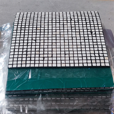 Protezione d'acciaio allineante ceramica di gomma dell'alta fodera ceramica dell'allumina di 95%