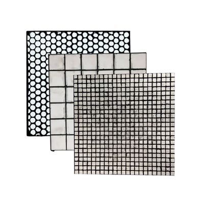 Liner di usura in ceramica ad alta resistenza all' impatto personalizzato per il paracadute minerario